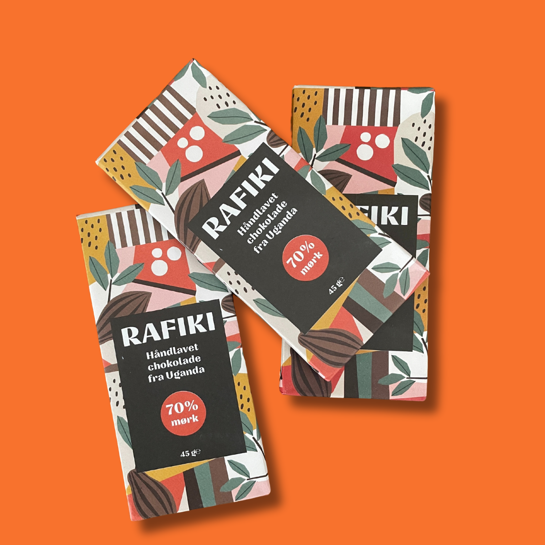 Rafiki 70% mørk chokolade 45g