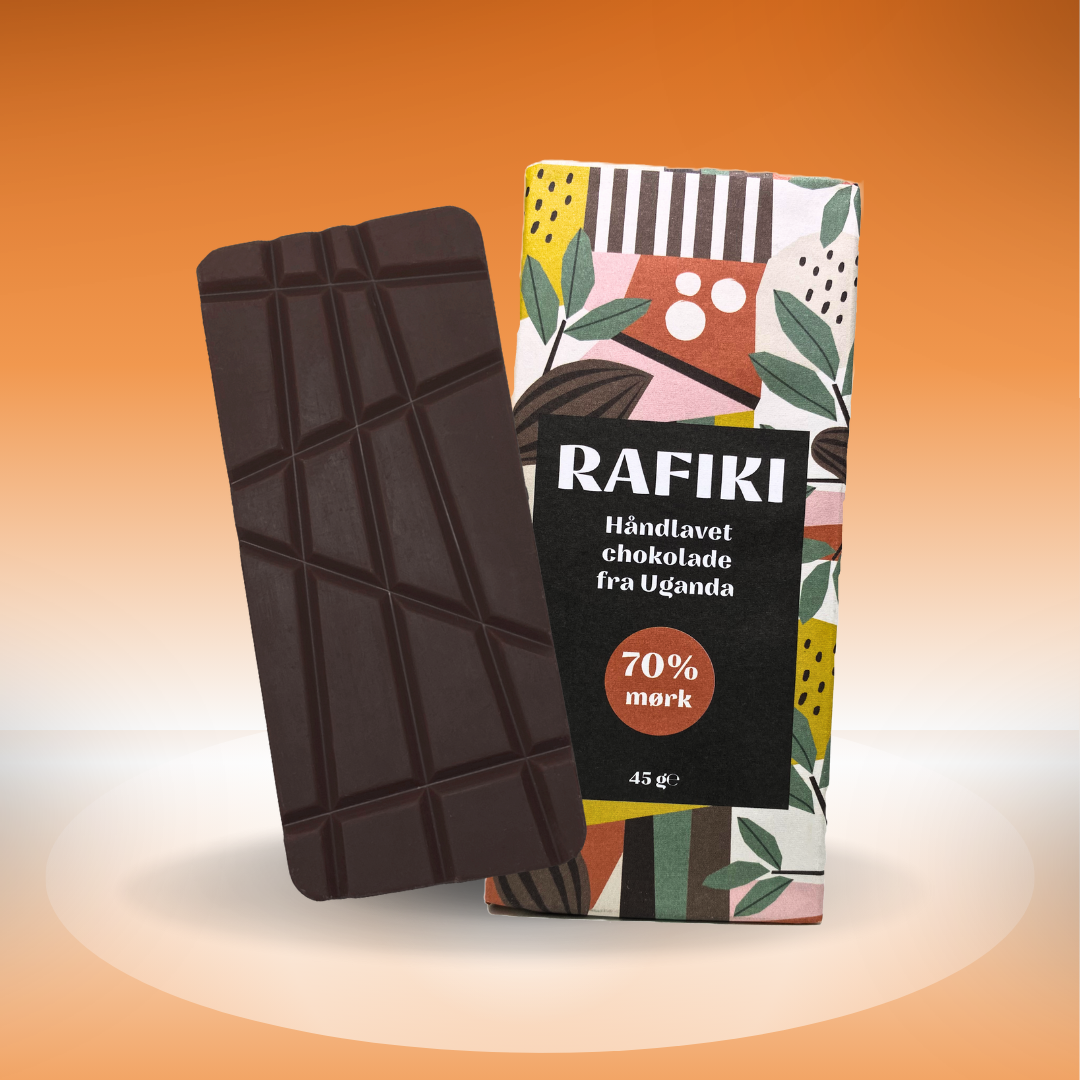 Rafiki 70% mørk chokolade 45g